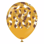 Safari Savanna Mustard Kalisan 30 cm - Set 10 Baloane Set 10 baloane latex imprimate calitate profesionala partybaloane design abstract animal print tuse pensula safari savanna mustard galben mustar maro alb dimensiune 30 cm 12 inch marca Kalisan