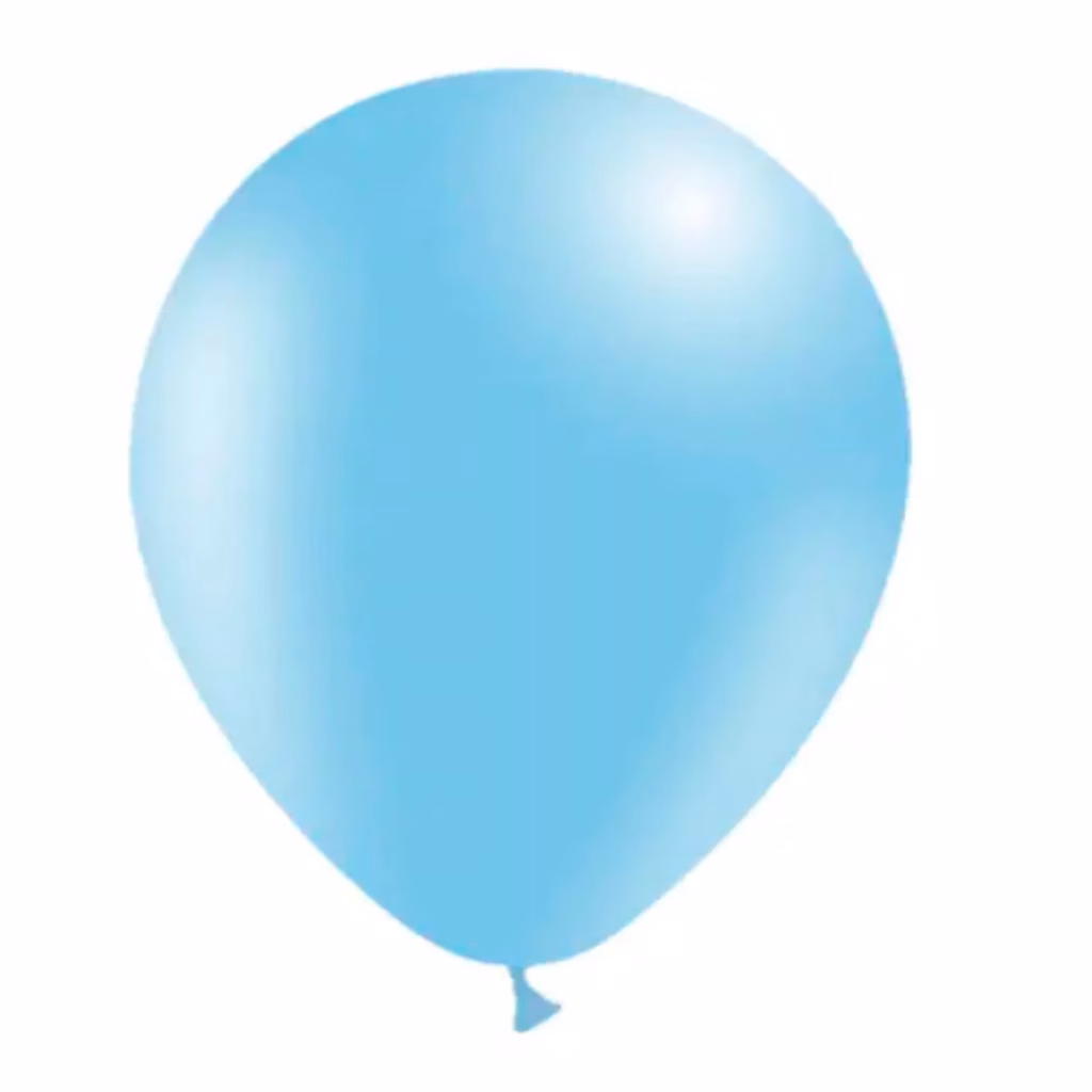 Set 100 baloane latex 30 cm Balloonia – Sky Blue Set 100 baloane latex calitate profesionala partybaloane culoare sky blue albastru cer senin mat opac dimensiune 30 cm 12 inch marca Balloonia