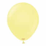 Set 100 baloane latex Macaron Galben Kalisan 13 cm Set 100 baloane latex calitate profesionala partybaloane culoare pastel macaron galben yellow deschis pal dimensiune mica 13 cm 5 inch marca Kalisan