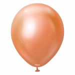 Set 100 baloane latex Mirror Copper Kalisan 13 cm Set 100 baloane latex calitate profesionala partybaloane culoare mirror copper cupru aramiu metalizat lucios cromat efect oglinda dimensiune mica 13 cm 5 inch marca Kalisan
