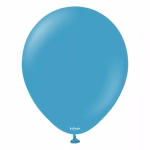 Set 100 baloane latex Retro Deep Blue Kalisan 13 cm Set 100 baloane latex calitate profesionala partybaloane culoare retro deep blue albastru inchis vintage oceanic stins dimensiune mica 13 cm 5 inch marca Kalisan