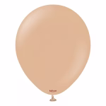Set 100 baloane latex Retro Desert Sand Kalisan 13 cm Balon mini din latex calitate profesională nuanță bej cald pământiu retro desert sand 13 cm marca Kalisan