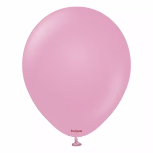 Set 100 baloane latex Retro Dusty Rose Kalisan 13 cm Balon mini din latex calitate profesionala nuanta roz prafuit vintage retro dusty rose 13 cm marca Kalisan
