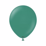 Set 100 baloane latex Retro Sage Kalisan 13 cm Balon mini din latex calitate profesională nuanță verde salvie prăfuit retro sage 13 cm marca Kalisan