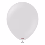 Set 100 baloane latex Retro Smoke Kalisan 13 cm Balon mini din latex calitate profesională nuanță gri fumuriu deschis retro smoke 13 cm marca Kalisan