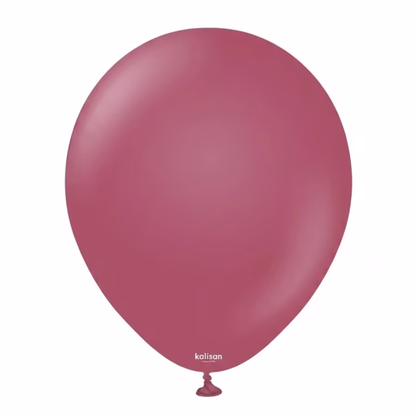 Set 100 baloane latex Retro Wild Berry Kalisan 30 cm Balon din latex calitate profesionala nuanta zmeura prafuita retro wild berry 30 cm marca Kalisan