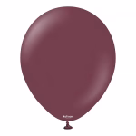 Set 100 baloane latex Standard Burgundy Kalisan 13 cm Balon mini din latex calitate profesionala nuanta visiniu inchis bordeaux standard burgundy 13 cm marca Kalisan