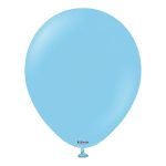 Set 100 baloane latex standard baby blue Kalisan 13 cm Balon mini din latex calitate profesională nuanță albastru deschis pastel standard baby blue 13 cm marca Kalisan