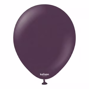 Set 100 baloane latex standard plum Kalisan 30 cm