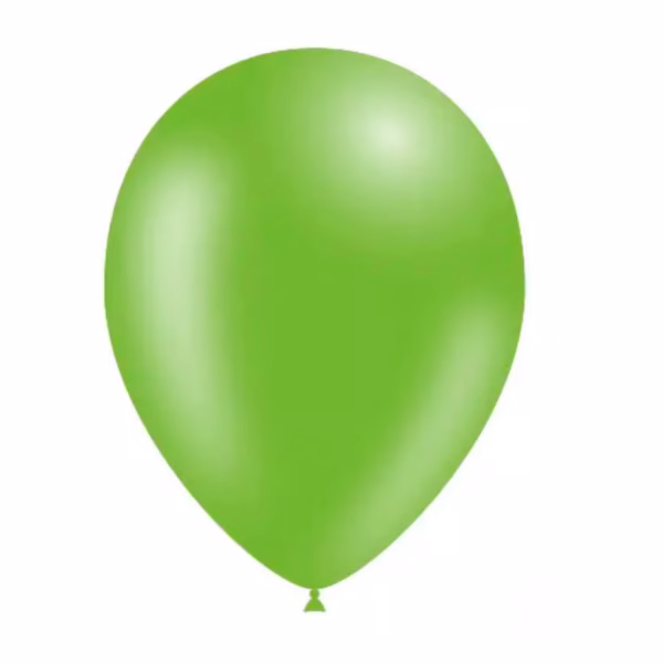Set 100 de baloane latex 13 – Balloonia Apple Green Set 100 baloane latex calitate profesionala partybaloane culoare apple green verde mar proaspat mat opac dimensiune mica mini 13 cm 5 inch marca Balloonia