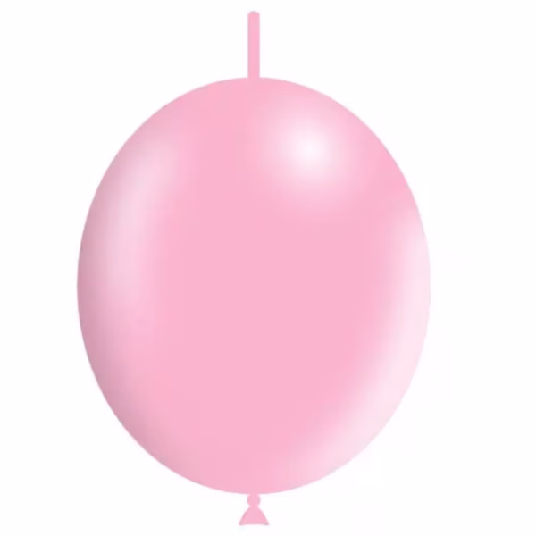 Set 50 baloane latex Deco Link 30 cm Balloonia – Baby Pink Set 50 baloane latex de legatura deco link calitate profesionala partybaloane culoare baby pink roz pal mat opac dimensiune 30 cm 12 inch marca Balloonia
