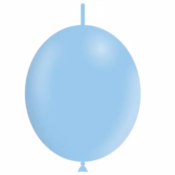 Set 50 baloane latex Deco Link 30 cm Balloonia – Matte Macaron Blue Set 50 baloane latex de legatura deco link calitate profesionala partybaloane culoare matte macaron blue albastru pastel mat opac dimensiune 30 cm 12 inch marca Balloonia