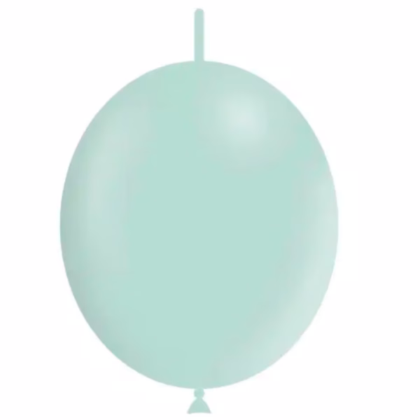 Set 50 baloane latex Deco Link 30 cm Balloonia – Matte Macaron Green Set 50 baloane latex de legatura deco link calitate profesionala partybaloane culoare matte macaron green verde pastel mat opac dimensiune 30 cm 12 inch marca Balloonia