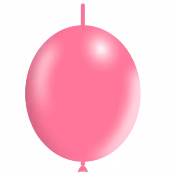Set 50 baloane latex Deco Link 30 cm Balloonia – Pink Set 50 baloane latex de legatura deco link calitate profesionala partybaloane culoare pink roz intens vibrant mat opac dimensiune 30 cm 12 inch marca Balloonia