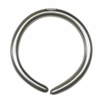 Set 50 baloane latex modelaj Mirror Silver Kalisan 260Q Balon lung modelaj 260 din latex calitate profesionala finisaj cromat lucios efect oglinda mirror silver argintiu metalizat marca Kalisan