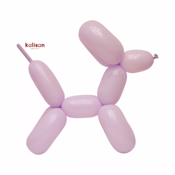 Categorie seturi baloane lungi din latex pentru modelaj dimensiune 260 rasucite in forma de figurina catelus marca profesionala Kalisan