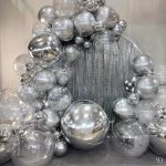 Balon Folie Sfera Orbz 3D Argintiu balon folie sfera orbz 3d argintiu pentru petreceri