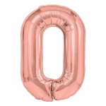 Cifra 0 Rose Gold Metalizat