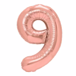 Cifra 9 Rose Gold Metalizat