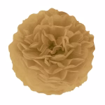 Pompom de hartie, auriu maro, 25 cm