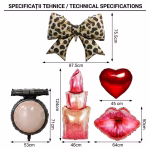 Set 5 Baloane Folie Make-up set 5 baloane folie make-up petrecere fete