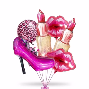 Set 6 Baloane Folie Make-up set 6 baloane folie make-up petrecere fete