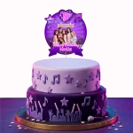 Topper Tort Personalizat Katseye cu Nume si Cifra Carton 16 cm Topper Tort Personalizat Katseye topper tort personalizat katseye k-pop carton nume cifra fete petrecere adolescenti muzica mov concert
