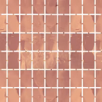 Perdea Decorativa PartyPal Rose Gold Textura detaliata a perdelei decorative formata din patrate rose gold cu aspect metalic lucios.