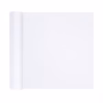 Rola Tul Alb Simplu 30cm x 9m Rola de tul alb simplu desfacuta partial pentru a arata puritatea si transparenta diafana pe un fundal alb