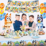 Baloane Bluey și Accesorii Petrecere