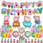 Baloane Peppa Pig și Accesorii Petrecere